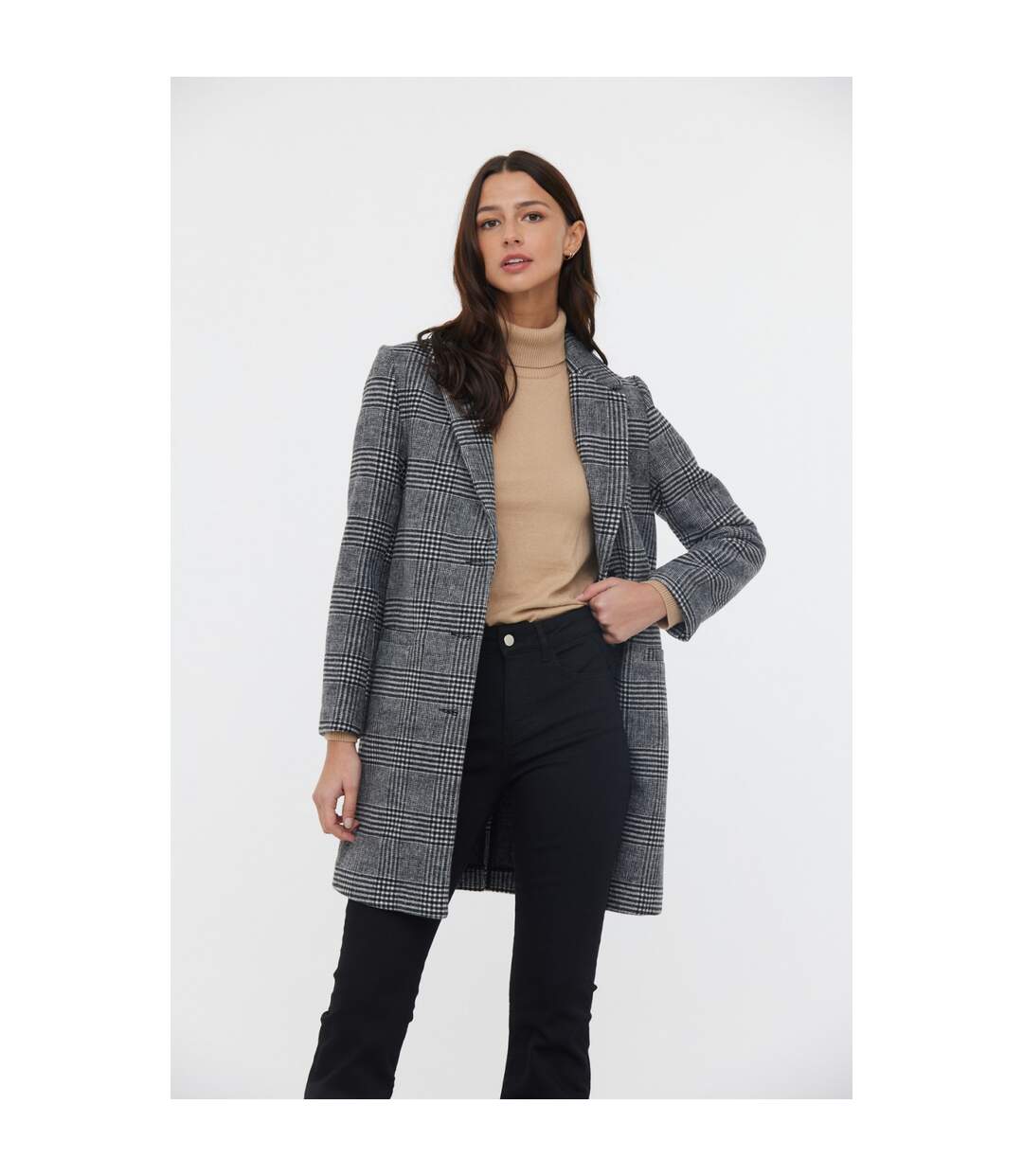 Manteau manches longues polyester regular FIDA-3