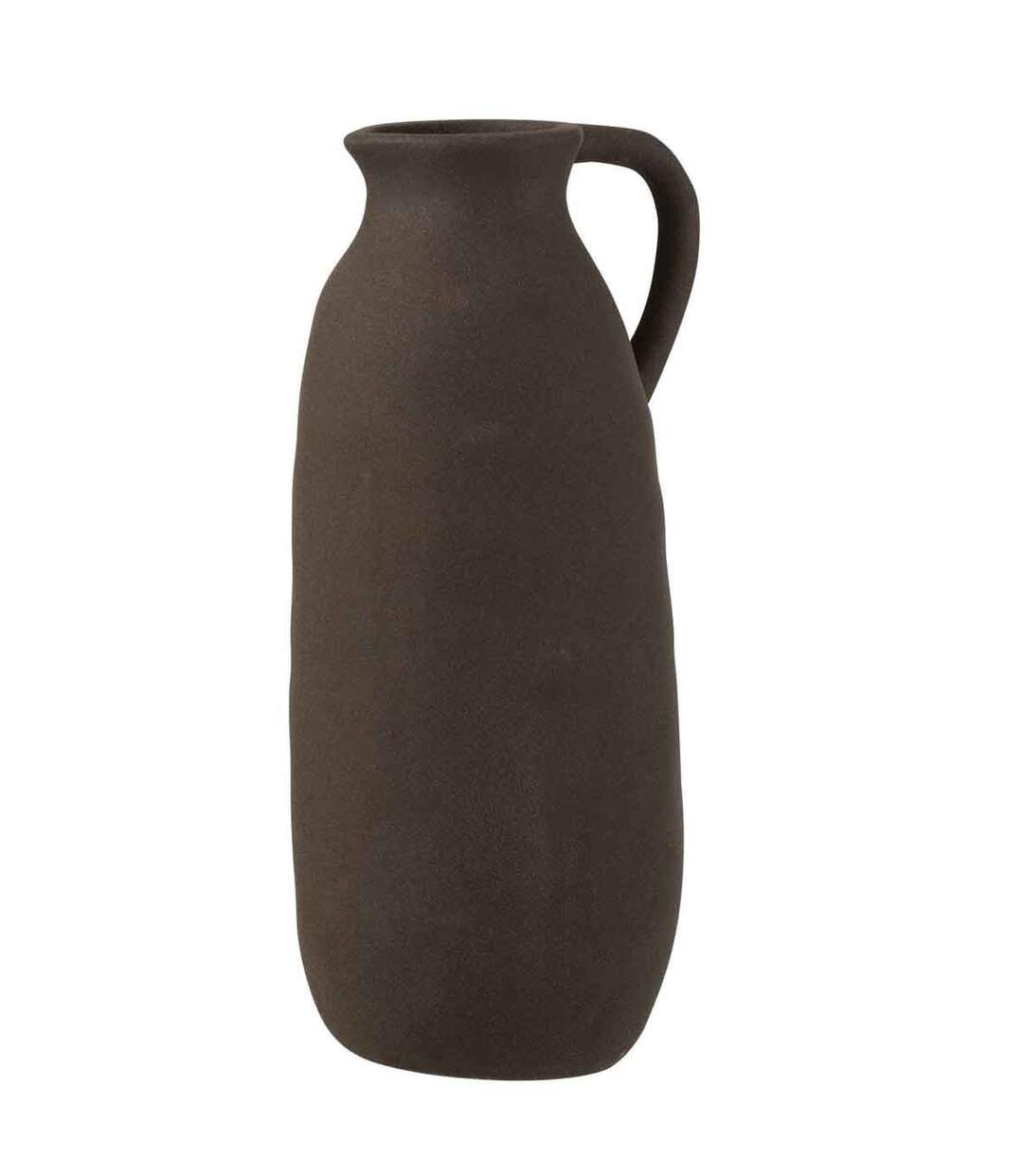 Vase Design en Céramique Cruche 35cm Noir-1