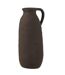 Vase Design en Céramique Cruche 35cm Noir-1