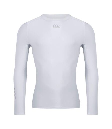 Mens Thermoreg Long-sleeved Top White Canterbury