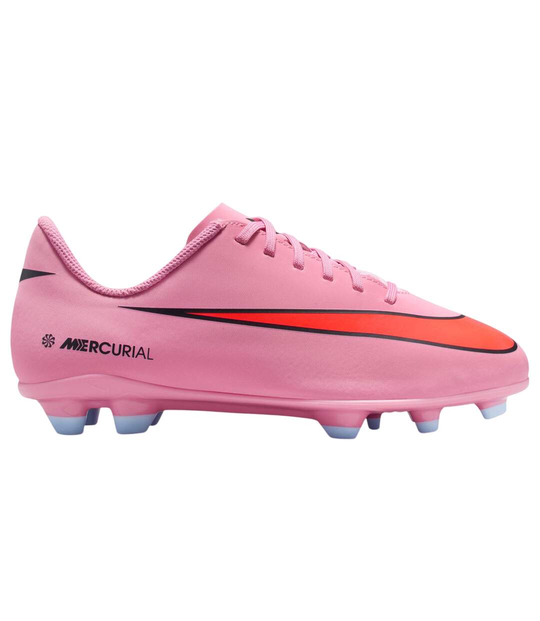 Chaussures De Foot Pour Terrain Ferme Mercurial Vapor Club Enfant Rose Nike-1