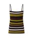 Womens/ladies Stripe Knitted Slim Tank Top Multicoloured I Saw It First-2
