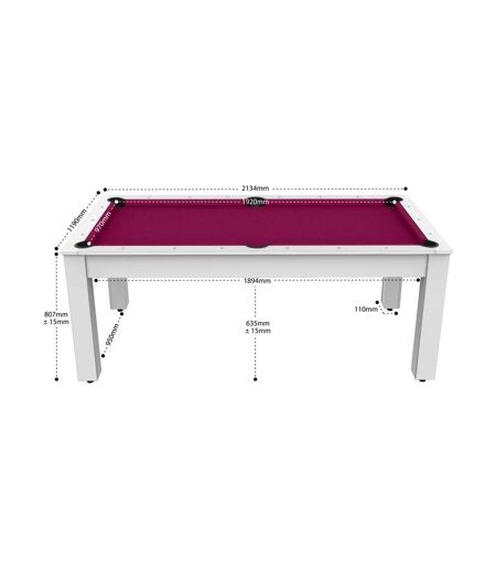 Billard convertible table 8 personnes Arizona + pack d'accessoires