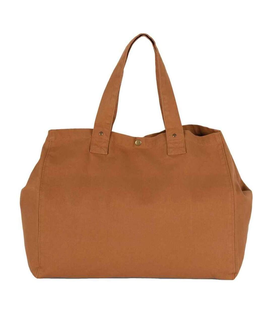 Sac De Courses Taille Unique Caramel Kimood-1