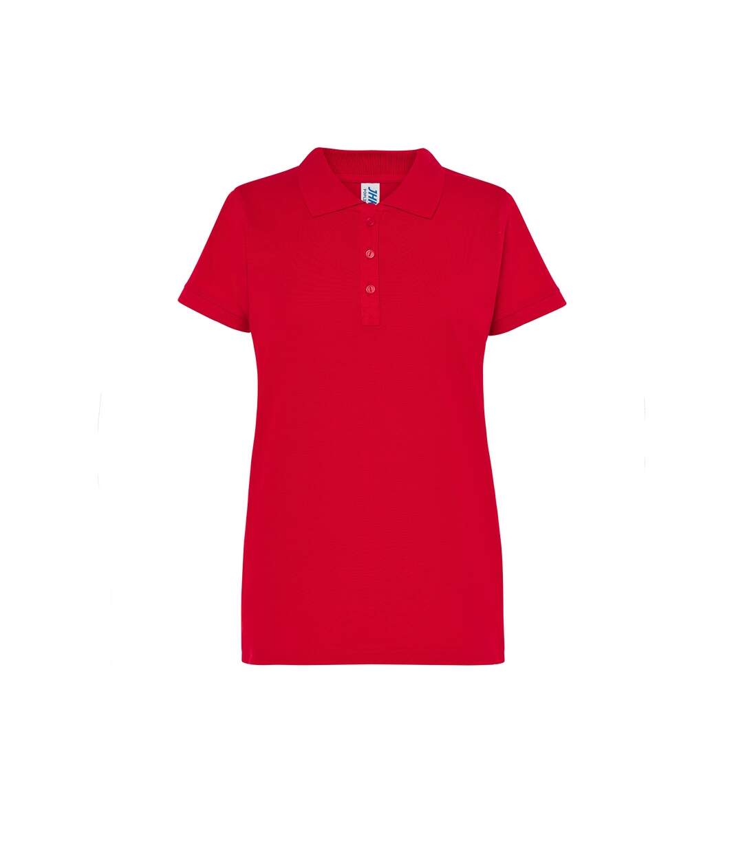 Womens/ladies Regular Polo Shirt Red JHK-1