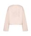 Sweat Court Motif/style Logo Brodé Femme Beige Biba-2