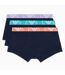 Lot De 3  Boxers Homme Bleu Noir Emporio Armani-2