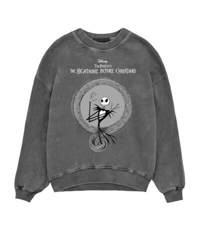 Nightmare Before Christmas Unisex Adult Jack Skellington Sweatshirt (Black) - UTHE1293