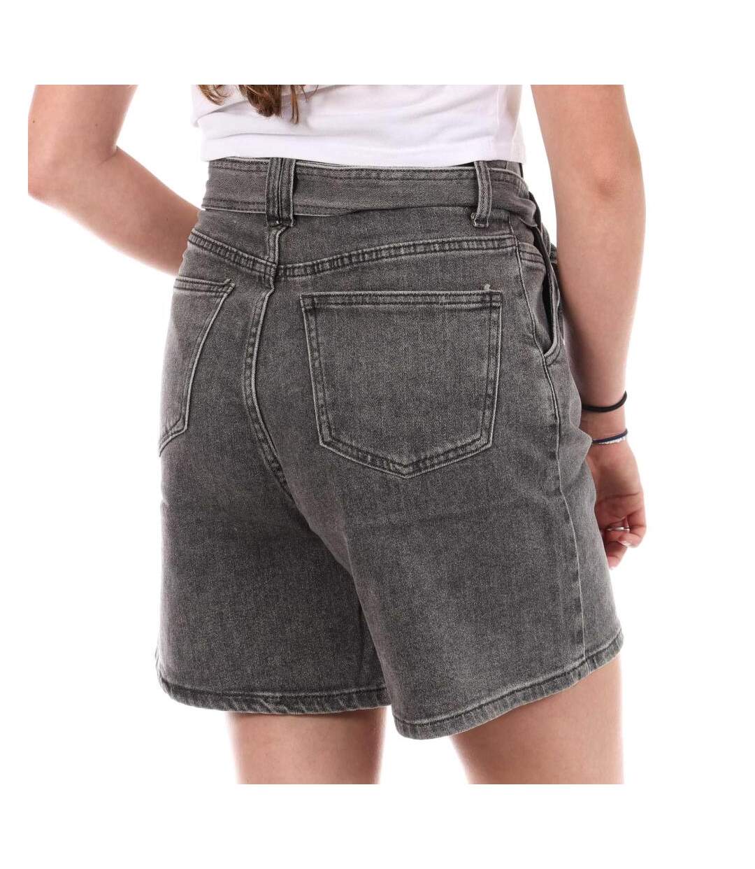 Short mom noir femme monday premium lw786 - l-2