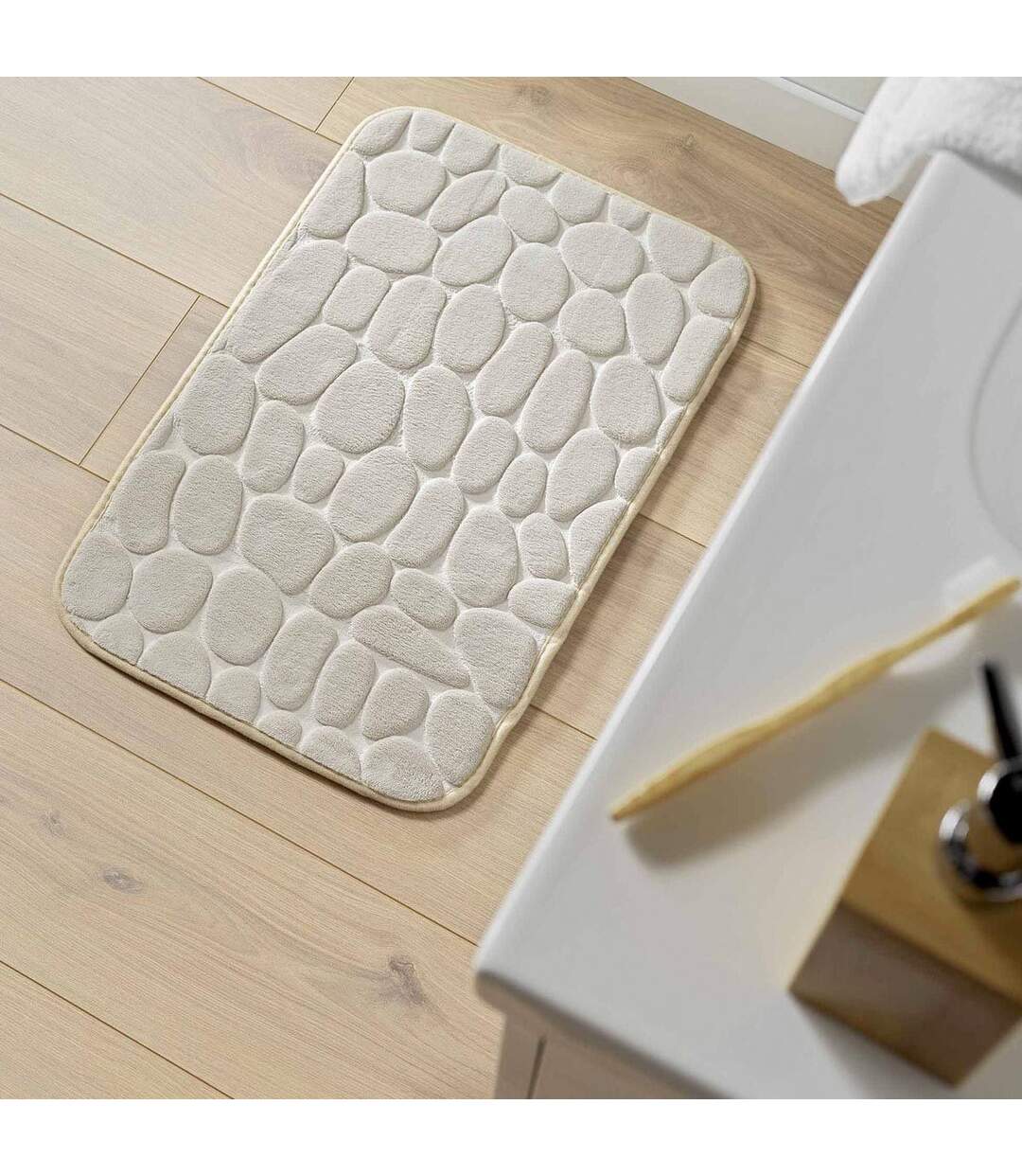 Tapis de Bain Ricochet 50x80cm Taupe-3