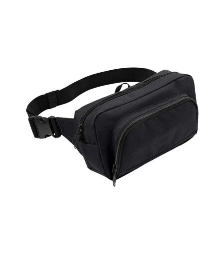 Organiser Waist Bag One Size Black Bagbase