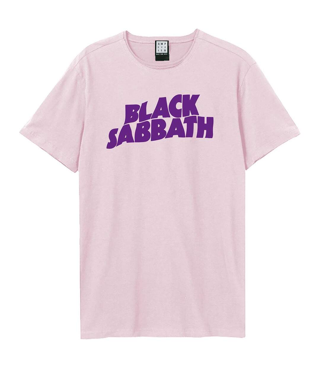 Unisex Adult Masters Of Reality Black Sabbath T-shirt Pink 182 Amplified-1