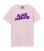 Unisex Adult Masters Of Reality Black Sabbath T-shirt Pink 182 Amplified-1