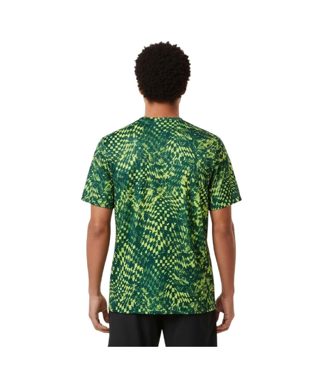 Haut Manches Courtes Course À Pied Homme Vert New Balance-4