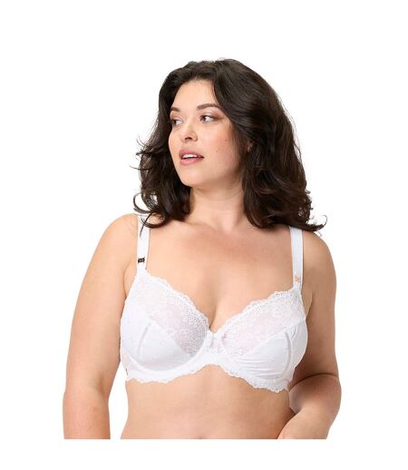 Soutien-gorge armatures grand maintien blanc Louange