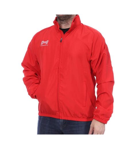 Coupe-vent 1/4 zip rouge homme hungaria training premium 015 - s