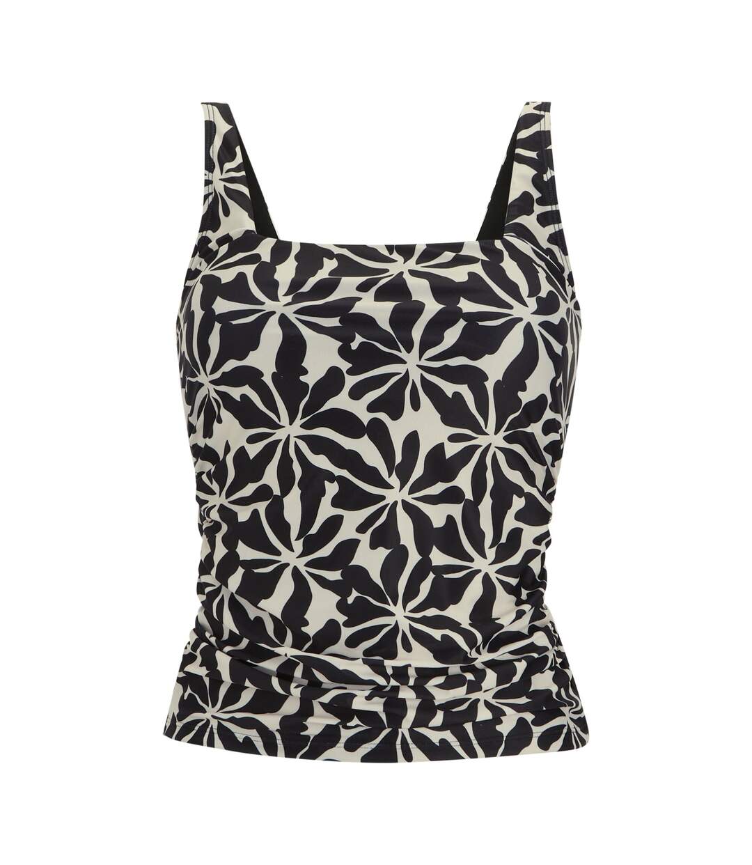 Haut De Tankini Motif/style Floral Abstrait Loria Femme Noir Blanc Regatta-2