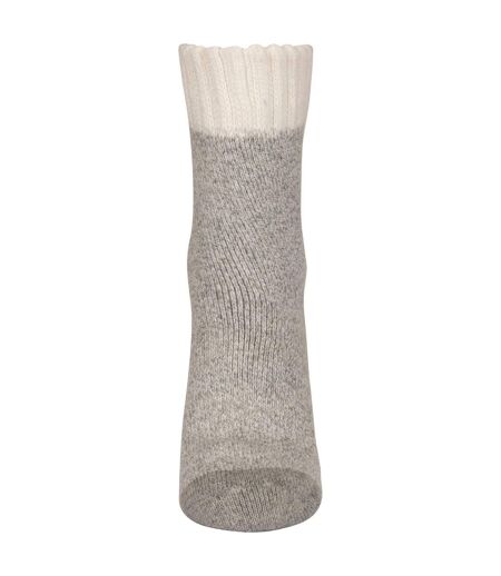 Chaussettes inigo adulte gris / pourpre chiné Trespass