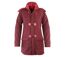 Manteau Polaire Femme style Caban SLOVENIE1B MAYFLOWER – Bordeaux-2