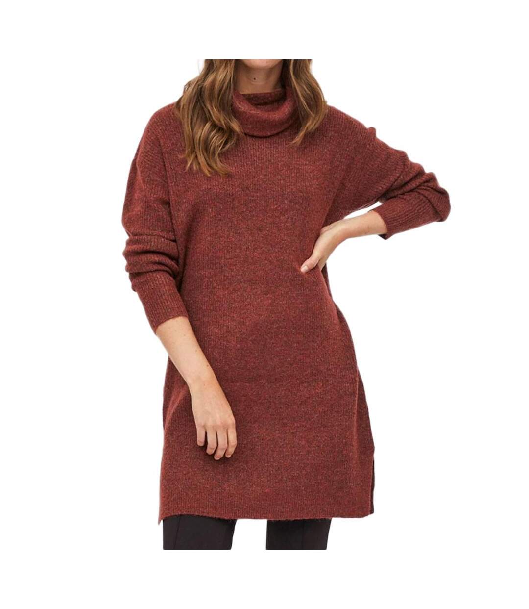 Robe Rouge Femme Vila Vicilia Tunic - L-1