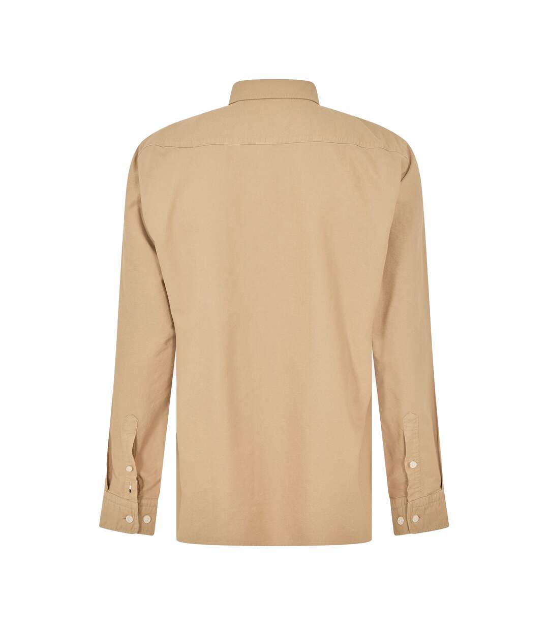 Chemise À Boutons Manches Longues Homme Beige Clair Boss-2