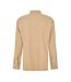 Chemise À Boutons Manches Longues Homme Beige Clair Boss-2