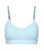 Womens/ladies Alvina V Neck Bralette Soft Blue Lee-1