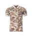 Polo écru/marron homme teddy smith pasy 2 - s-1