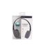 Casque Audio Filaire 17cm Noir & Argent