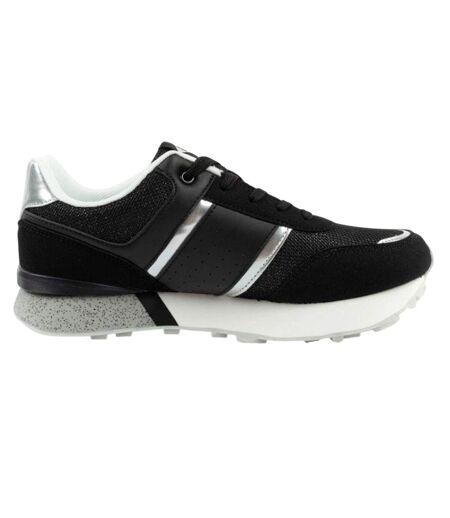 Baskets Motif/style Paillettes Femme Noir Lee Cooper