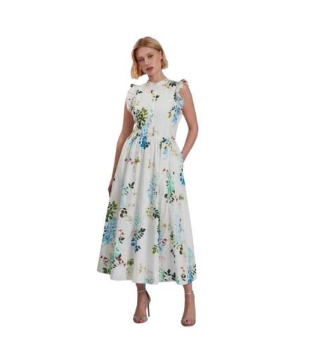 Womens/ladies Giolia Sleeveless Midi Dress White Ted Baker