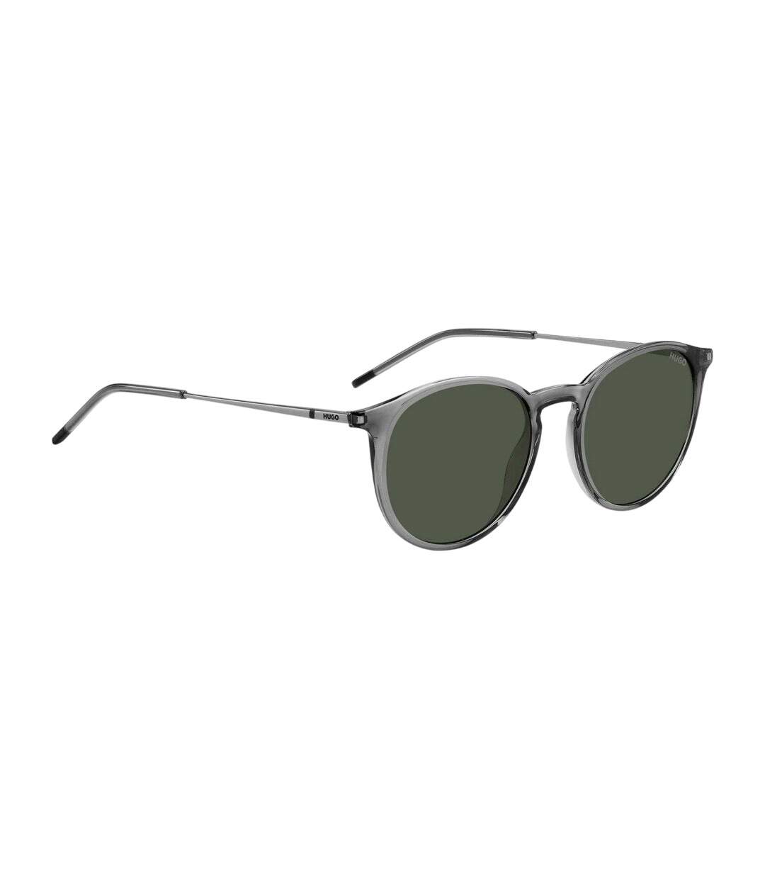 Mens Round Sunglasses One Size Ruthenium Hugo-2