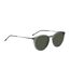 Mens Round Sunglasses One Size Ruthenium Hugo-2