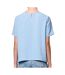 T-Shirt bleu femme pieces pcanna-2