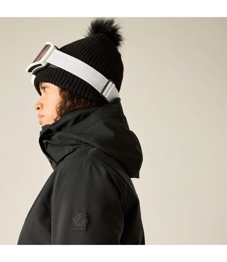 Blouson De Ski À Capuche Et Ourlets Ajustables Flurry Femme Noir Dare 2B