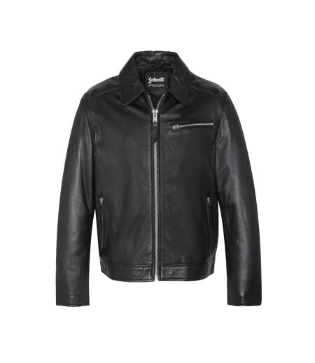 Blouson cuir Noir Homme Schott Mens Leather Jacket Schott - 3XL