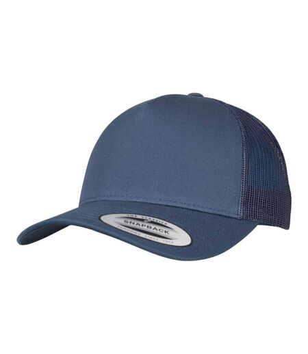 Casquette Trucker Motif/style Rétro Adulte Bleu Marine Flexfit
