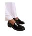 Womens/ladies houston slip-on loafers black Where´s That From