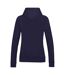 Sweat À Capuche College Femme Bleu Marine Oxford Awdis-2