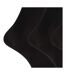 Womens/Ladies Extra Fine Silk Touch Bamboo Socks (3 Pairs) (Black) - UTW367