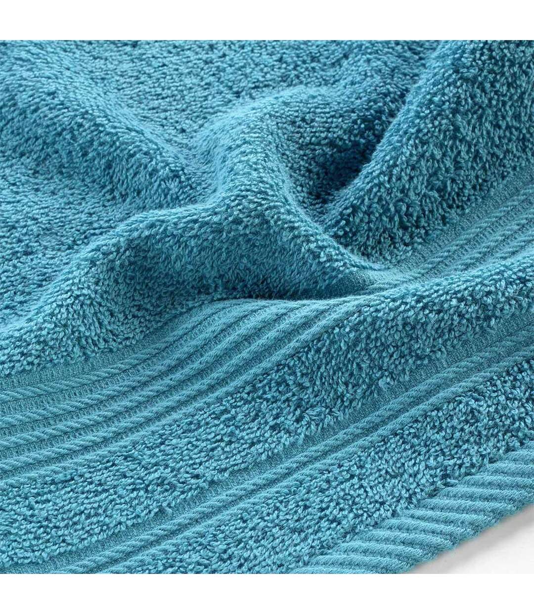 Serviette d'Invité Tendresse 30x50cm Bleu Paon-2