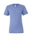 Canvas T-shirt À Manches Courtes Homme Bleu Bella + Canvas-1