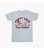 Disney Femme/Les femmes Mickey Mouse Puppy Love Cotton Boyfriend T-Shirt (Blanc) - UTBI38070-1