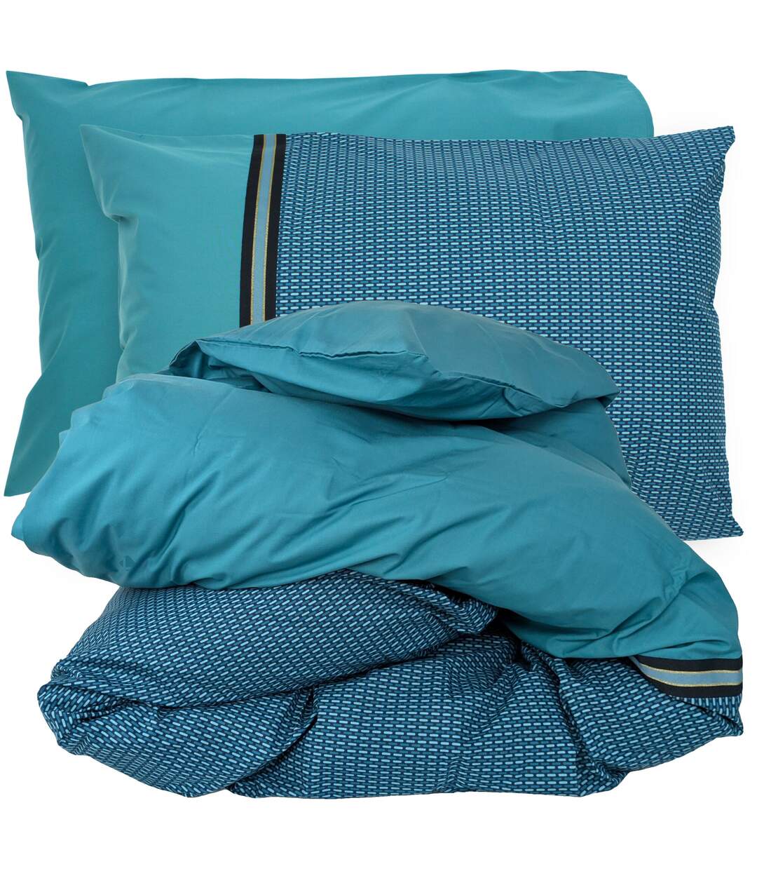 Parure de lit percale GUSTAV Taie 50x70 cm-2