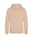 Sweat à capuche homme beige Awdis