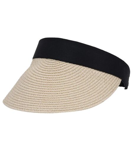Isotoner Casquette femme papier de paille, bande élastiquée