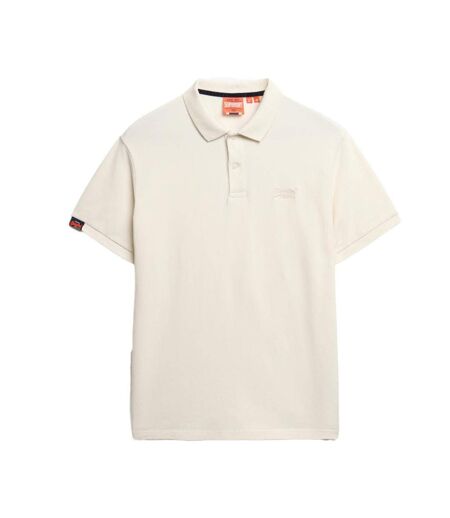 Polo blanc homme superdry vint destroy