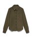 Chemise kaki foncé femme vero moda callie-1