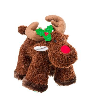 Big paws rudolph christmas dog toy one size grey/red/black House Of Paws