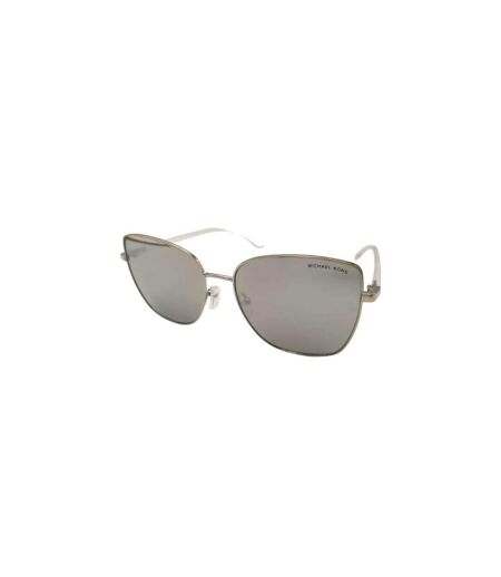 Lunettes De Soleil Motif/style Trapèze Femme Taille Unique Argenté Gris Michael Kors